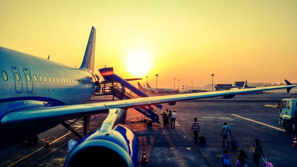 tips voor reis naar Dubai vliegtuig