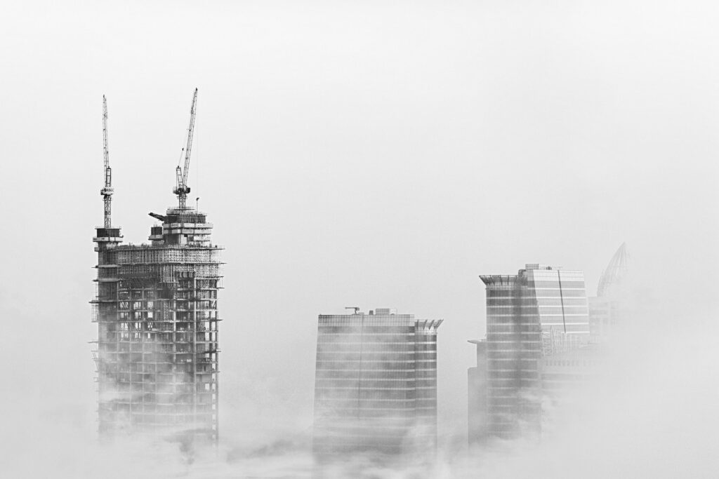 Dubai bouw skyscrapers